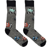 Grey Tractor Socks
