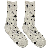 Grey Variant Stars Short Crew Socks