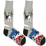 Grey Winter Fox Socks