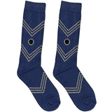 Light Blue Captain America Pattern Socks