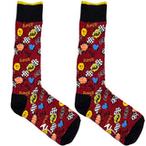 Maroon Super Dad Socks