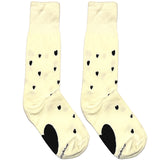 Off White Hearts Short Crew Socks