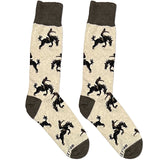 Off White Horse Riding Socks