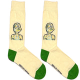 Off White Human Abstract Socks