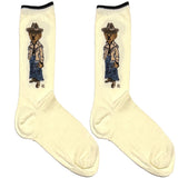 Off White RL Polo Cow Boy Short Crew Socks