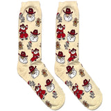 Off White Santa Short Crew Socks