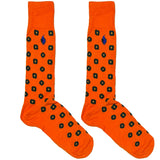 Orange And Green RL Polo Circles Socks
