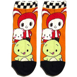 Orange Cute Rabbit Ankle Socks