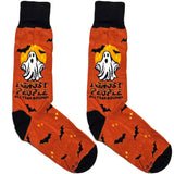 Orange I Ghost People Socks