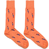 Orange Parrot Socks