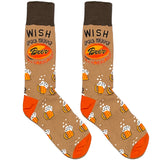Orange Wish You Were Socks