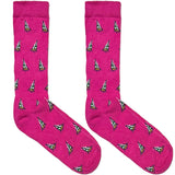 Pink Boats Short Crew Socks