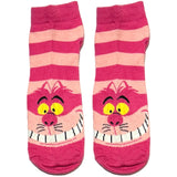 Pink Cheshire Cat Ankle Socks