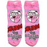 Pink Courage The Cowardly Ankle Socks