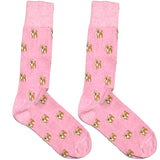 Pink Cute Puppy Socks