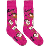 Pink Herding Cats Socks