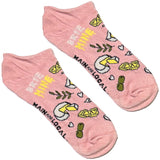 Pink Olive And Cheese Ankle Socks