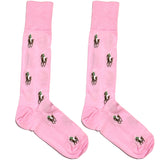 Pink RL Polo Pony Socks
