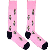 Pink RL Polo Teddy Socks