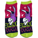 Purple Donkey Shrek Ankle Socks