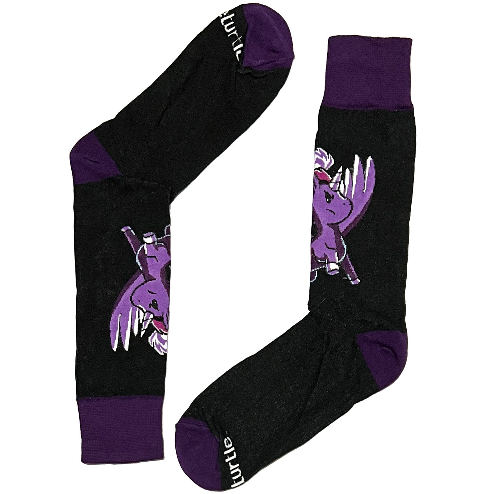 Purple Dragon Socks