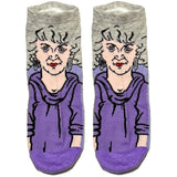 Purple Golden Girls Rose Nylund Ankle Socks