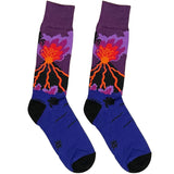 Purple Volcano Socks