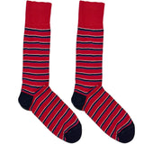 Red And Blue Stripes Socks