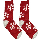 Red And White Pattern Short Crew Socks