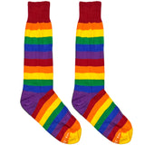 Red And Yellow Stripes Socks