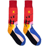Red And Yellow Wonderland Socks