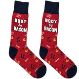 Red Body By Bacon Socks