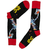 Red Lost In Space Astronaut Socks
