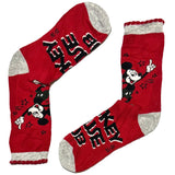 Red Mickey Mouse Short Crew Socks