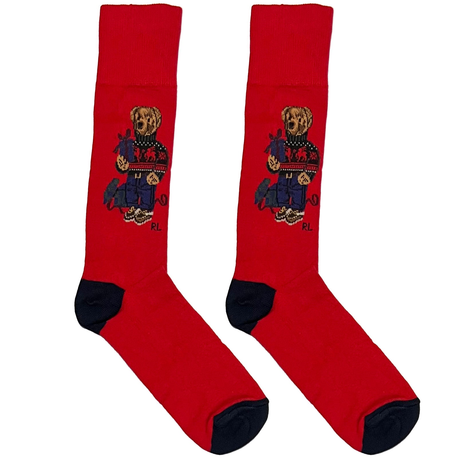 Red RL Polo Gift Character Socks