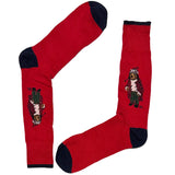Red RL Polo Hippy Socks