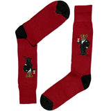 Red RL Suited Socks