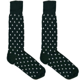 White And Green Tree Socks