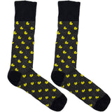 Yellow And Grey Ducks Socks