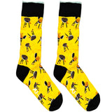 Yellow Barbeque Socks
