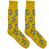Yellow Dino Skating Socks