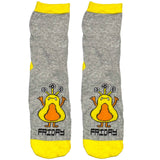 Yellow Friday Alien Short Crew Socks