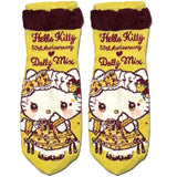 Yellow Hello Kitty Ankle Socks