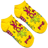 Yellow Tangled Character Ankle Socks