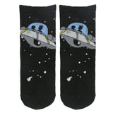 Black Rick And Morty Space Ankle Socks