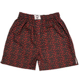 Black And Red Chili Cotton Boxers