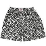 Black And White Skull Cotton Boxers