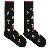 Black Cocktail Socks