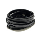 Black Leather Multiple Layer Bracelet