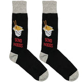 Black Send Noods Socks